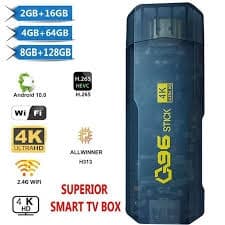 Q96 SMART TV BOX STICK USB ANDROID TV 11.1 2.4/5G WIFI 2