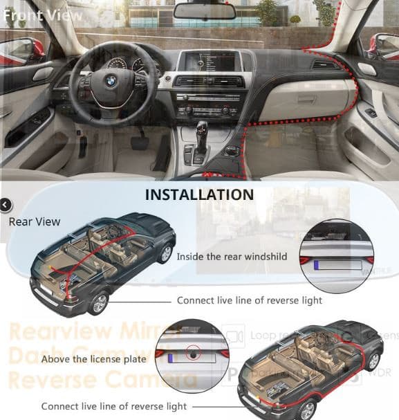 Kamere za snimanje saobraćaja   pomoć za parkiranje 3