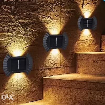 4kom Set SOLARNE LAMPE ZA van ZID ZIDNE DVORIŠTE
