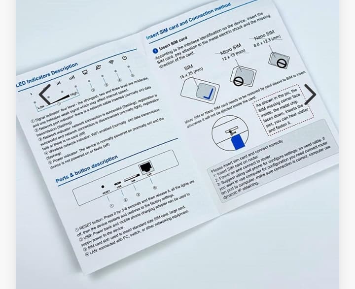 4G/5G CPE ROUTER RUTER SIM KARTICOM WI-FI WIFI 6 5