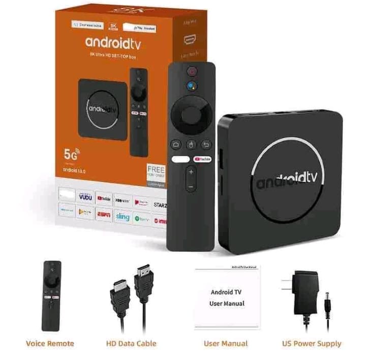 8+128GB Smart TV BOX USB STICK ANDROID 11.1 4k ULTRA HD 2