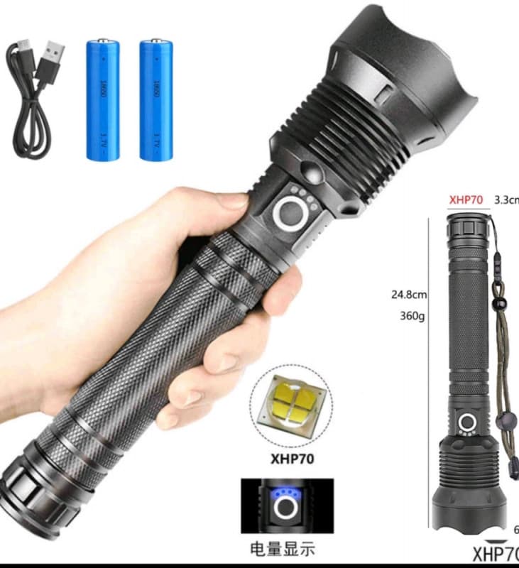 BATERIJA BATERIJSKA LAMPA USB 3 moda  RADA 1000m 06649494 3