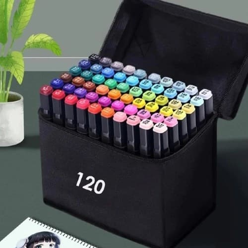 120 kom. Set obostranih Touch Cool markeri za crtanje, marker 3