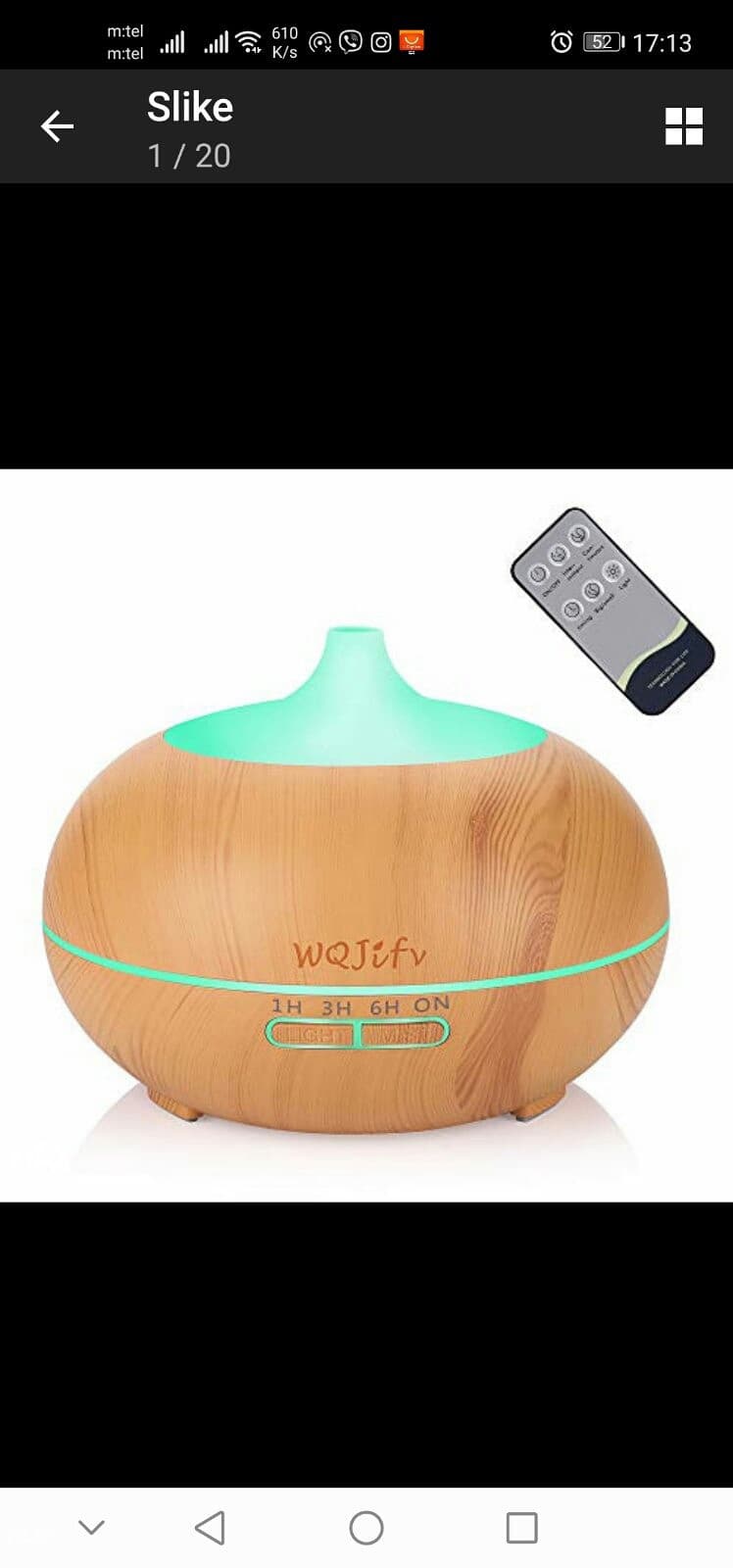 AROMA difuzer, ovlazivac vazduha, diffuser aromu 550ml 5