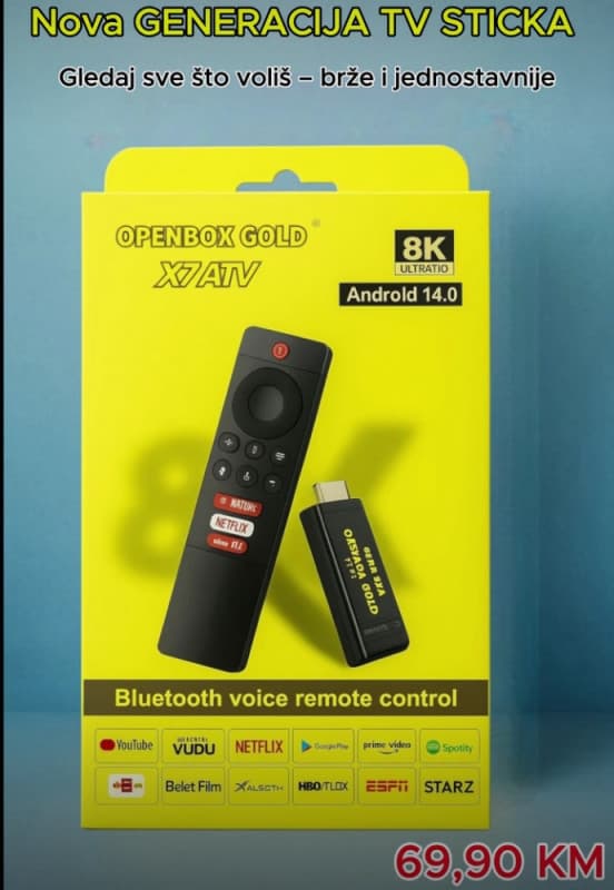 Android TV Stick box OPENBOX GOLD X7 ATV 8/128 GB 5