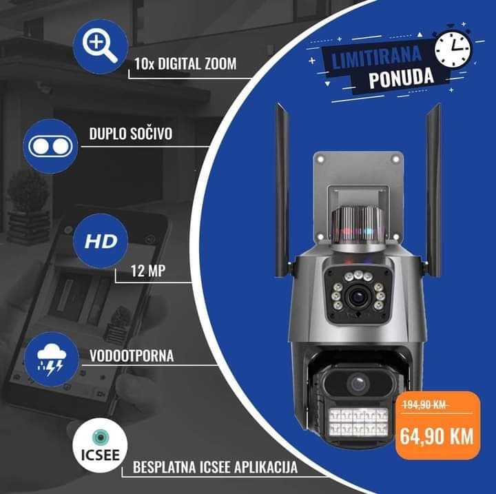 Ip wifi kamera 12 mps sa dvije kamere