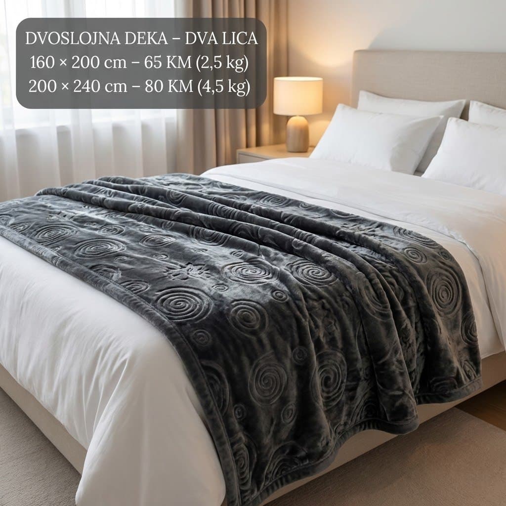 Premium dvoslojna deka – teška, topla i izuzetno mekana 5