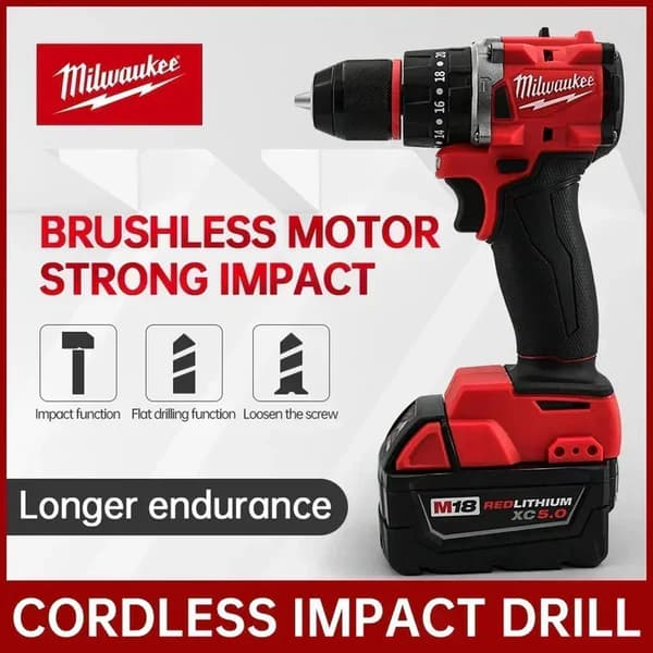 Milwaukee M18 Aku Bušilica 2