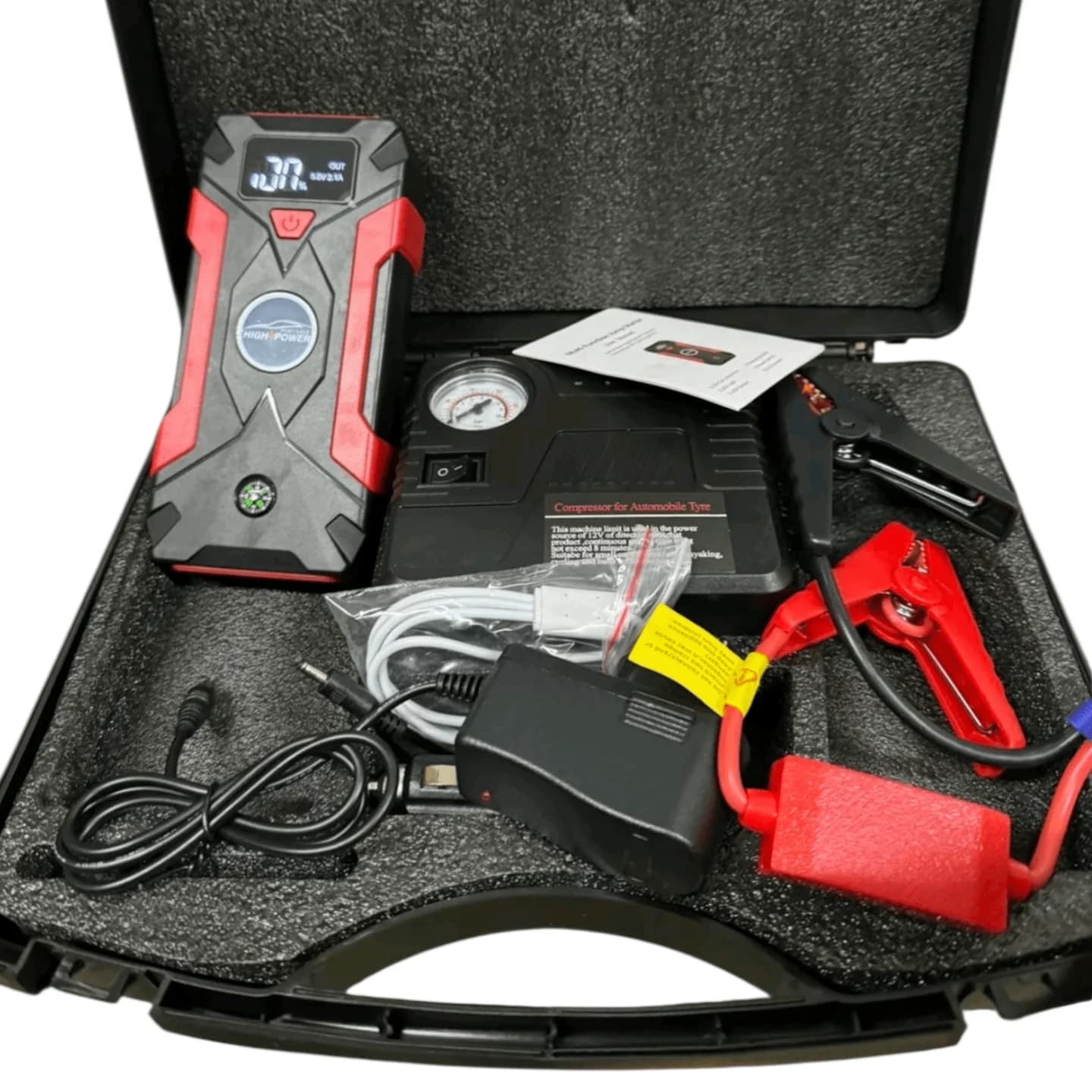 8U1 Auto Starter 16800mAh + KOMPRESOR 2