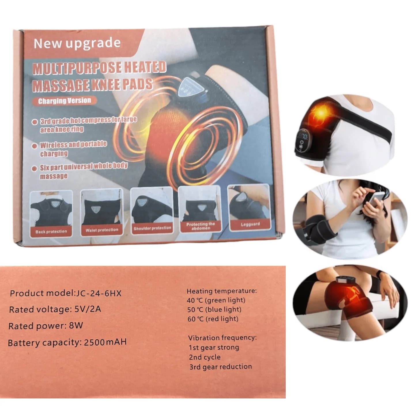 Masažni pojas 3u1 terapija za zglobove i mišiće 4