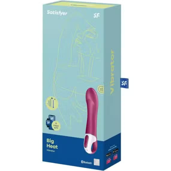 Satisfyer Big Heat – zagrijavajući G-tačka vibrator