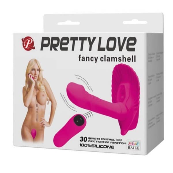 Fancy Clamshell vibrator sa daljinskim