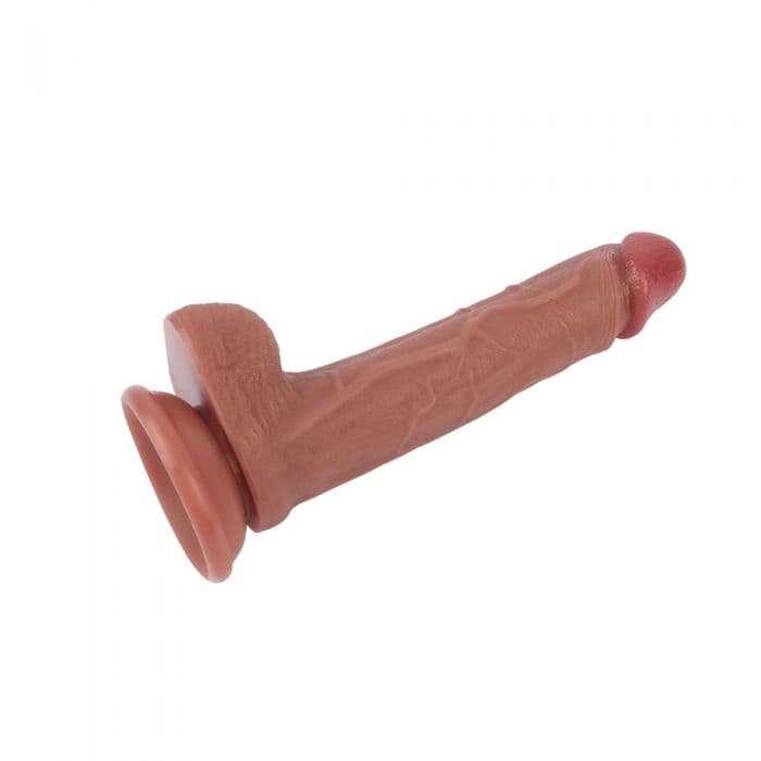 Dildo silikonski model 21.5 cm sa vakuum bazom 2